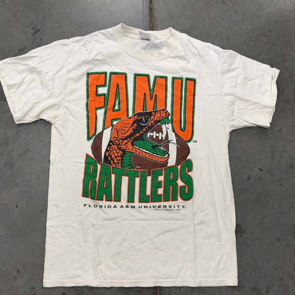 *SOLD* Fruit of the Loom Florida A&M University Rattlers Graphic T-Shirt Size